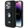 Karl Lagerfeld KLHCP14XGSACHPK iPhone 14 Pro Max 6.7 czarny/black hardcase Gripstand Saffiano Choupette Pins